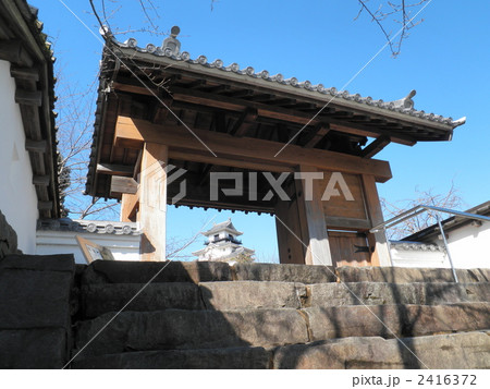 掛川城 城 戦国時代 砦の写真素材