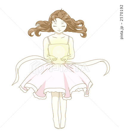 願い イラスト 想い 祈りのイラスト素材