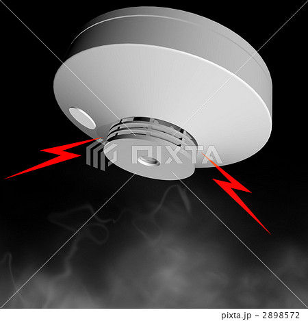 火災警報器のイラスト素材