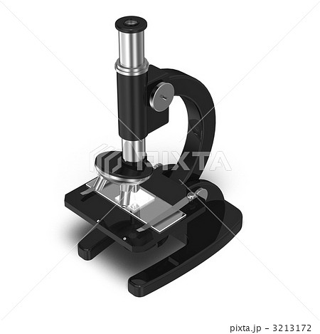 顕微鏡 理科 研究 観察のイラスト素材