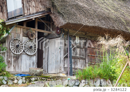 農作業小屋の写真素材