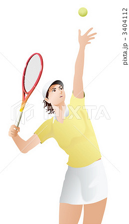 テニス プロテニス テニスプレーヤー プレーヤーのイラスト素材