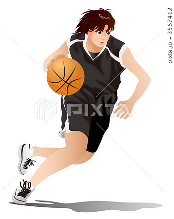 女子バスケットボールの写真素材