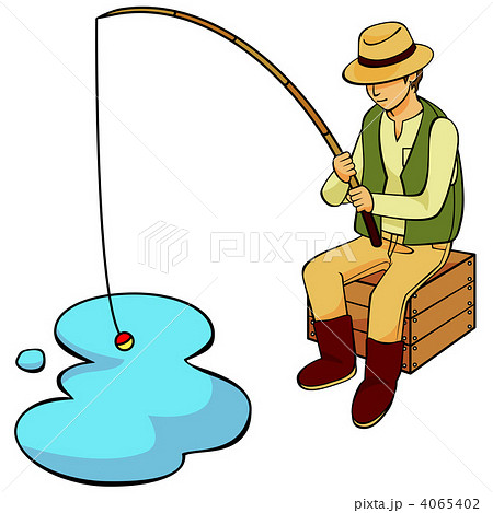 釣り人のイラスト素材