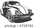 フォルクスワーゲン ビートルのイラスト素材