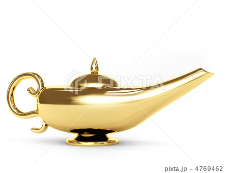 アラジン 魔法 魔法のランプ 魔法使いのイラスト素材