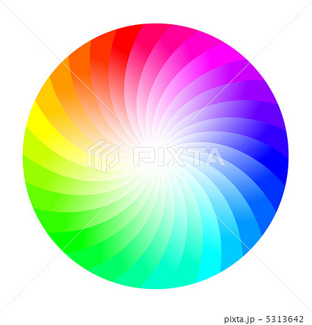 色相環の写真素材
