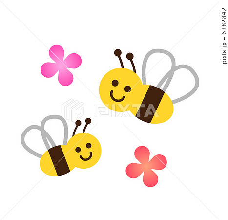 ハチ 蜜蜂 蜂 はちのイラスト素材 Pixta