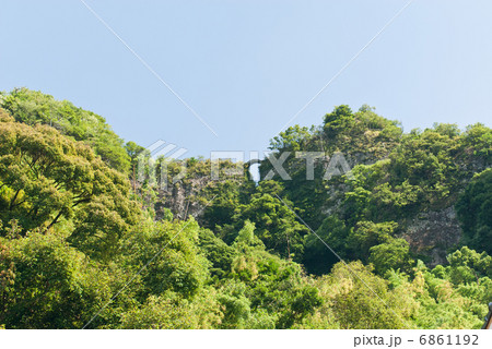 天念寺無名橋の写真素材