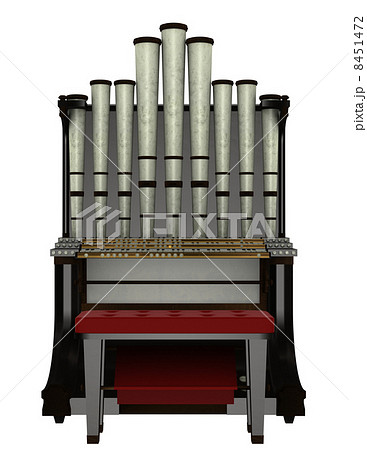 オルガンのイラスト素材