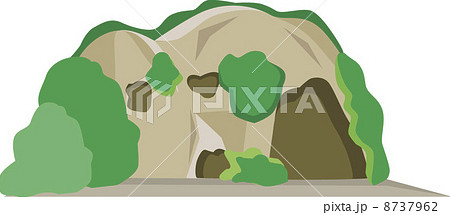 洞穴 景勝地のイラスト素材 Pixta