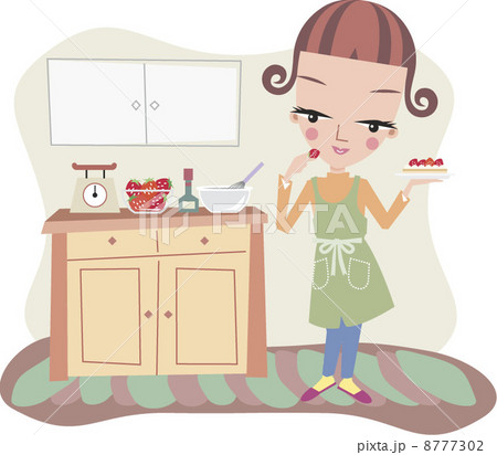 つまみ食いのイラスト素材