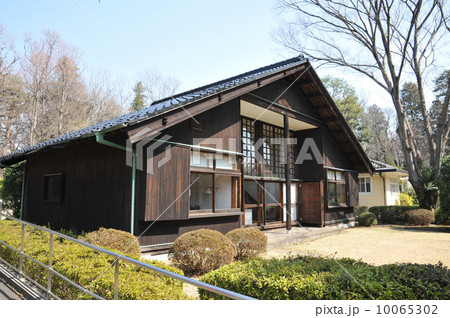 前川國男 切妻屋根の写真素材