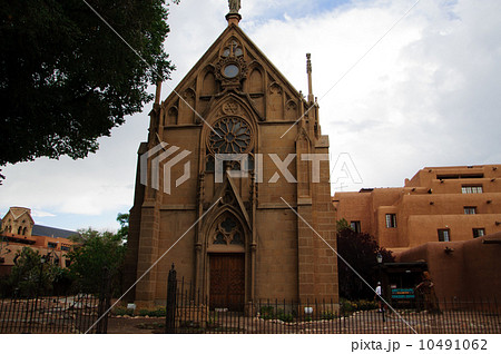 ロレットチャペル Loretto Chapel 螺旋階段 不思議の写真素材