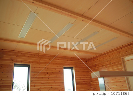 シナ合板 天井の写真素材