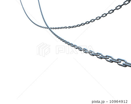 鎖 メタル Cg 繋ぐのイラスト素材
