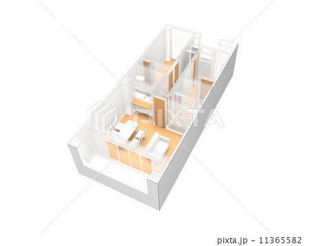 間取りのイラスト素材