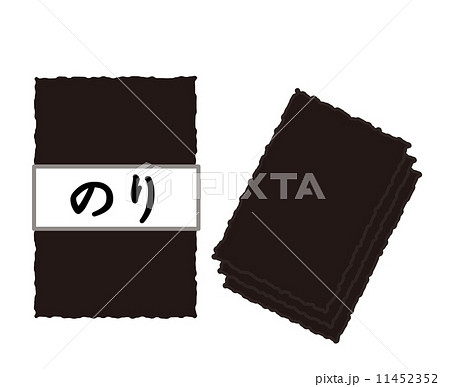 韓国海苔のイラスト素材