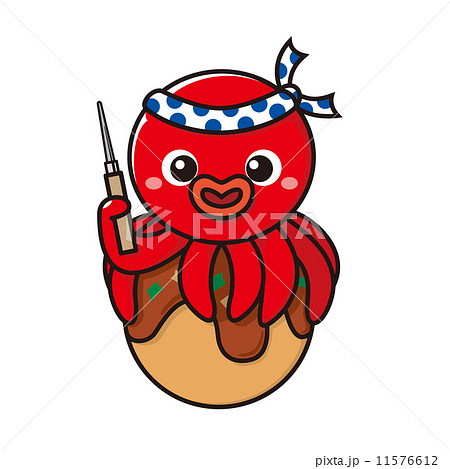 たこ焼 タコのイラスト素材