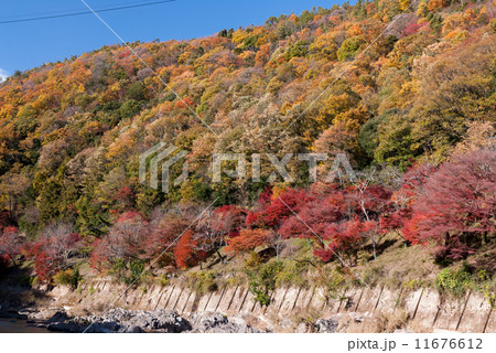 嵐山妙見堂の写真素材