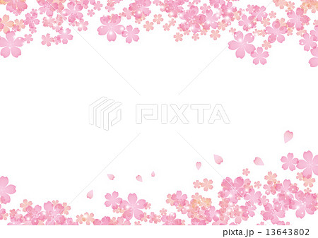 背景素材 背景 桜 バックグラウンドのイラスト素材