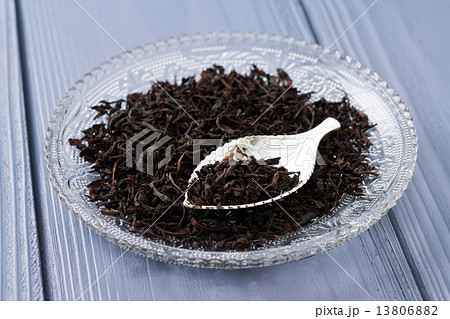紅茶 茶葉 オレンジペコ 新茶の写真素材