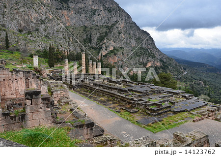 パルナッソス山の写真素材