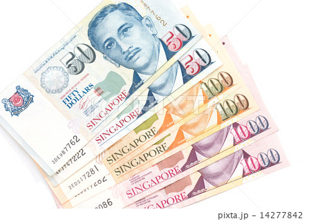台紙付き シンガポールドル紙幣 独立50$ 記念紙幣