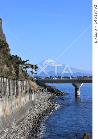 石部海上橋の写真素材