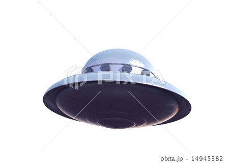 未確認飛行物体 Ufo 立体イラスト ビジュアルのイラスト素材