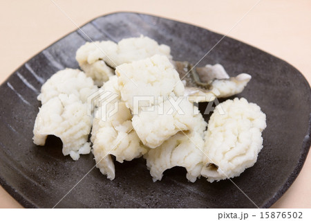 湯引き 鱧 刺身 はもの写真素材