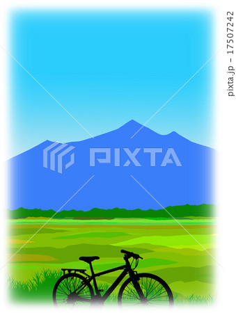 筑波山のイラスト素材 筑波山のイラスト素材