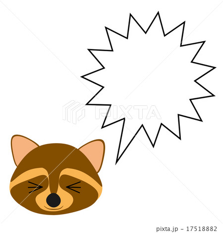 Cg 可愛い アライグマ イラストの写真素材