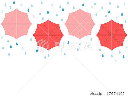 雨 傘 梅雨 美しいのイラスト素材