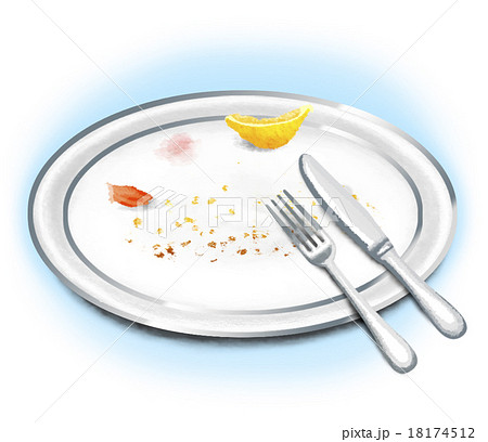 食べかすのイラスト素材