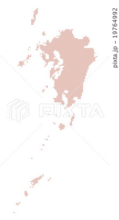 九州地図のイラスト素材集 Pixta ピクスタ