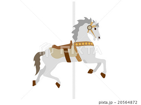 イラスト素材 メリーゴーランドの馬 のイラスト素材 20564872 Pixta