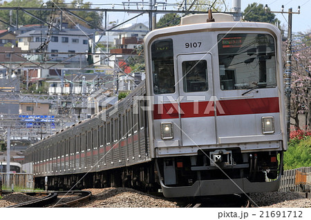 東武9000系 東横線の写真素材