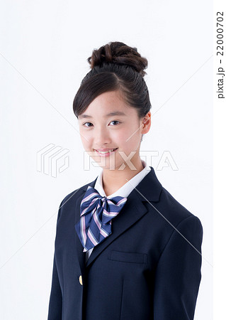 中学生 制服の写真素材 Pixta