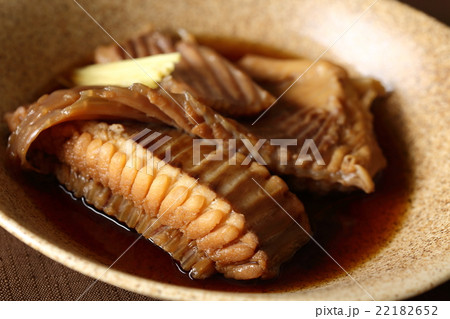 かすべの煮付け 煮魚 煮付け かすべの写真素材