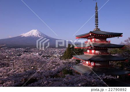 富士山 高画質 高画素 高品質の写真素材