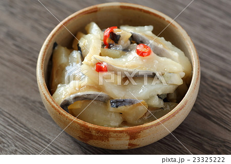 ニシン 切り込みニシン 食べ物 つまみの写真素材