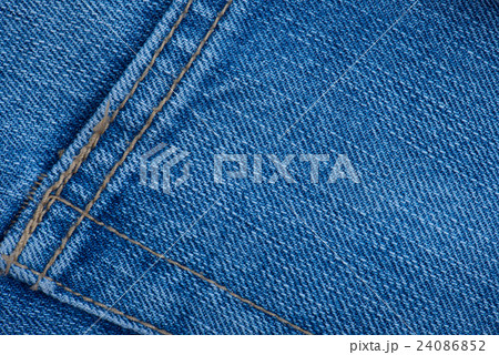デニム生地 背景の写真素材