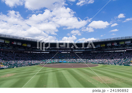 阪神甲子園球場の写真素材