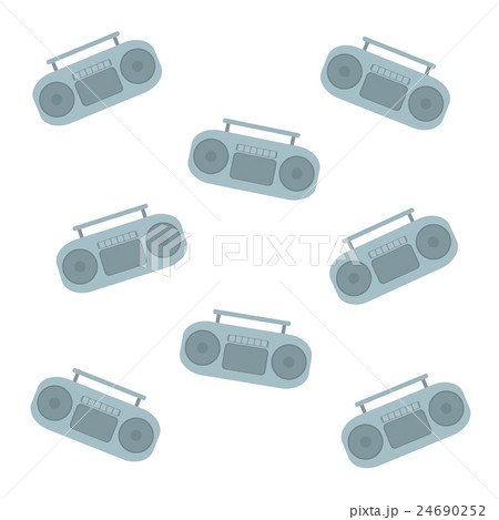 ラジオ ラジカセ イラスト オーディオのイラスト素材