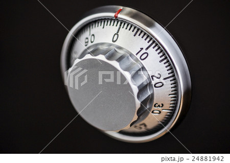 金庫 ダイヤル アップ 防犯の写真素材