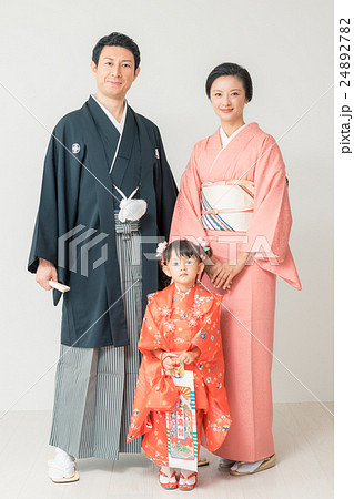 髪置きの儀の写真素材