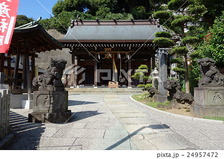 横浜水天宮 水天宮 横浜 杉山神社の写真素材