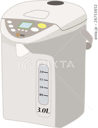 お湯を沸かすのイラスト素材