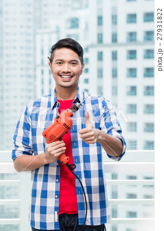 インドネシア人 男性の写真素材